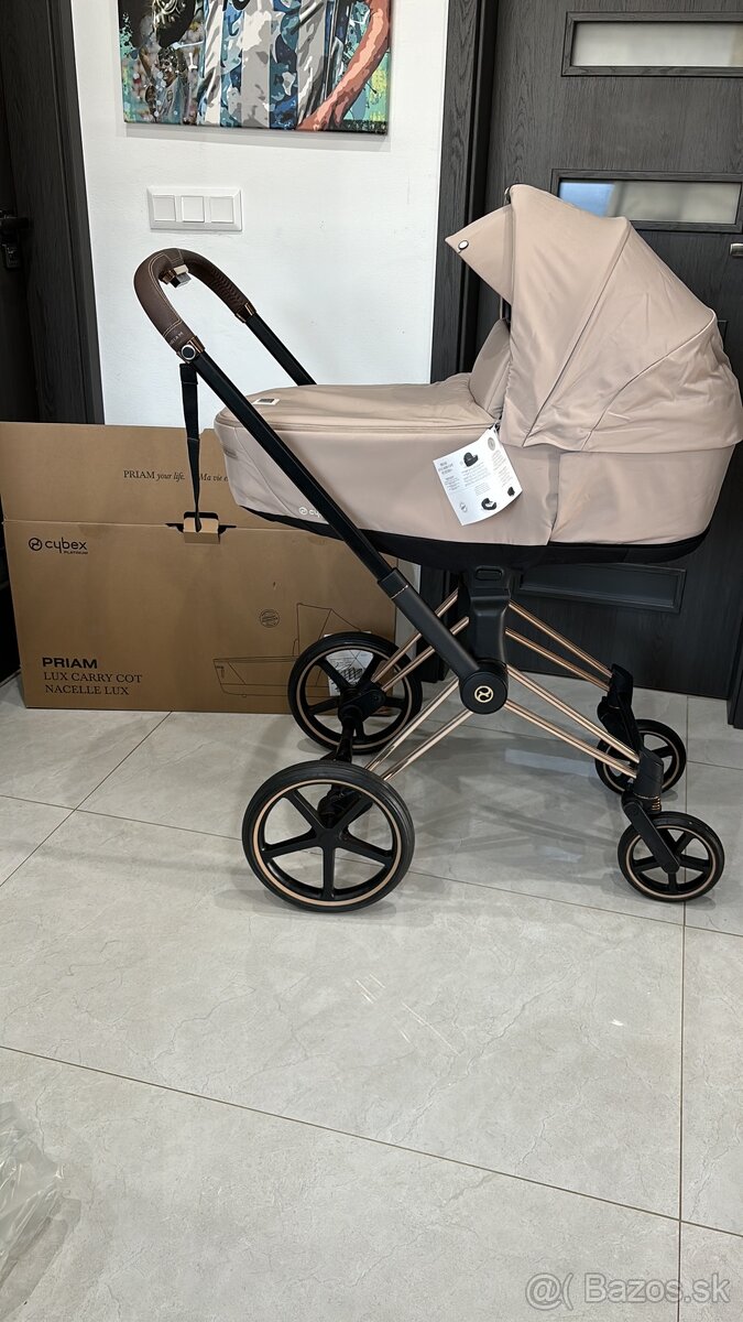 Cybex priam 4.0 rosegold cozy beige