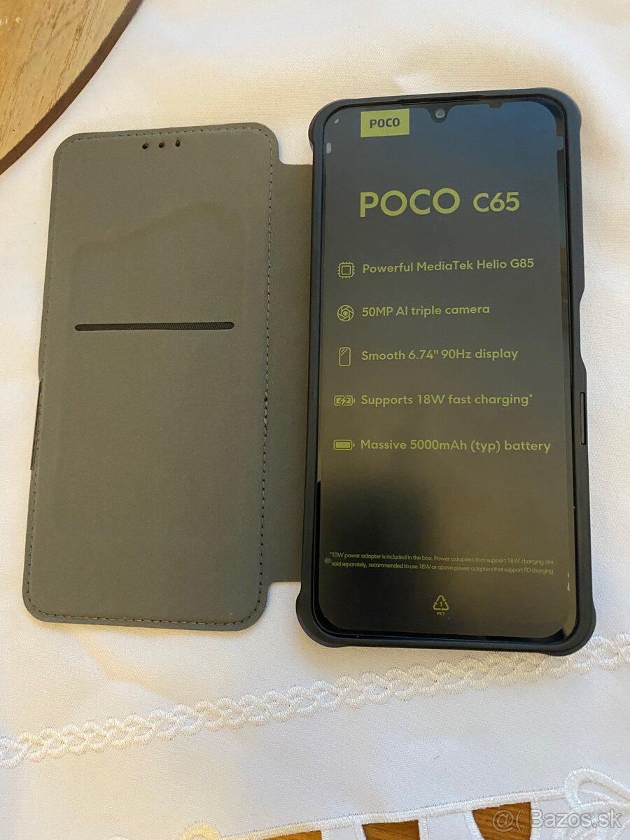 Poco C65 disponuje 6,74" LCD 256