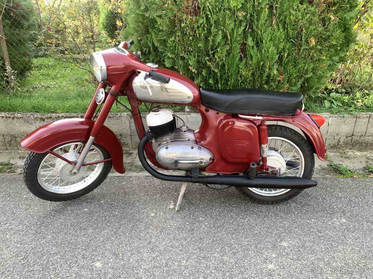 JAWA 350 s TP ŠPZ STK 4roky