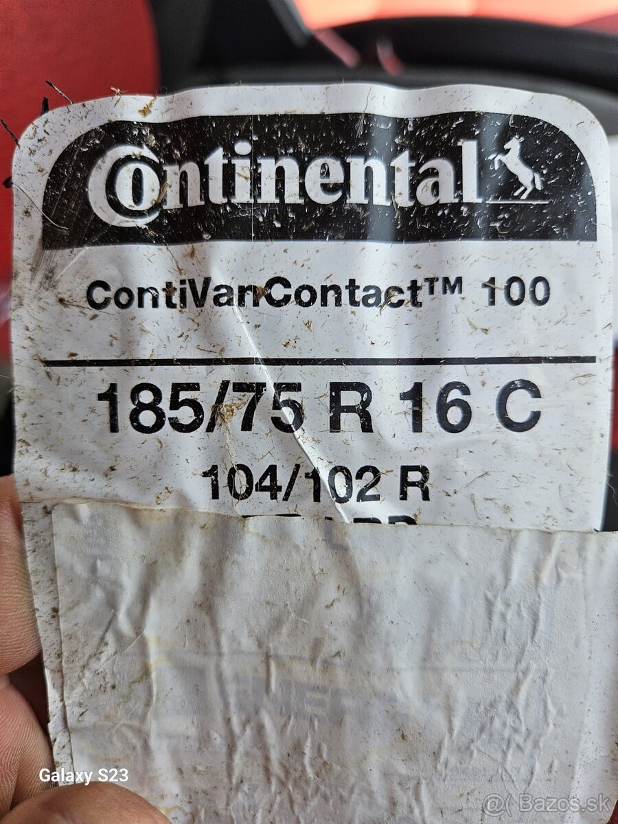 Continental 185/75r16c