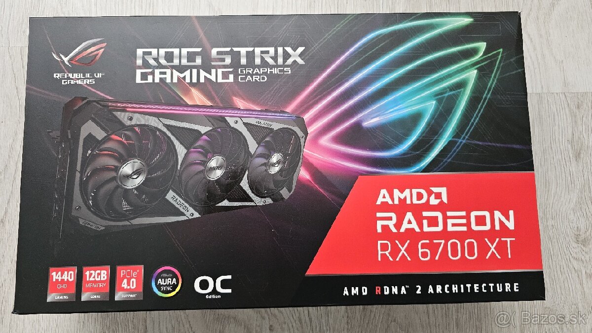 Grafická karta Asus ROG strix