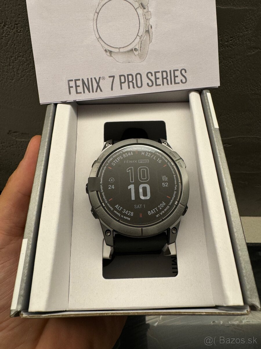 NOVE - Garmin fenix 7X PRO Sapphire Solar DLC Titanium