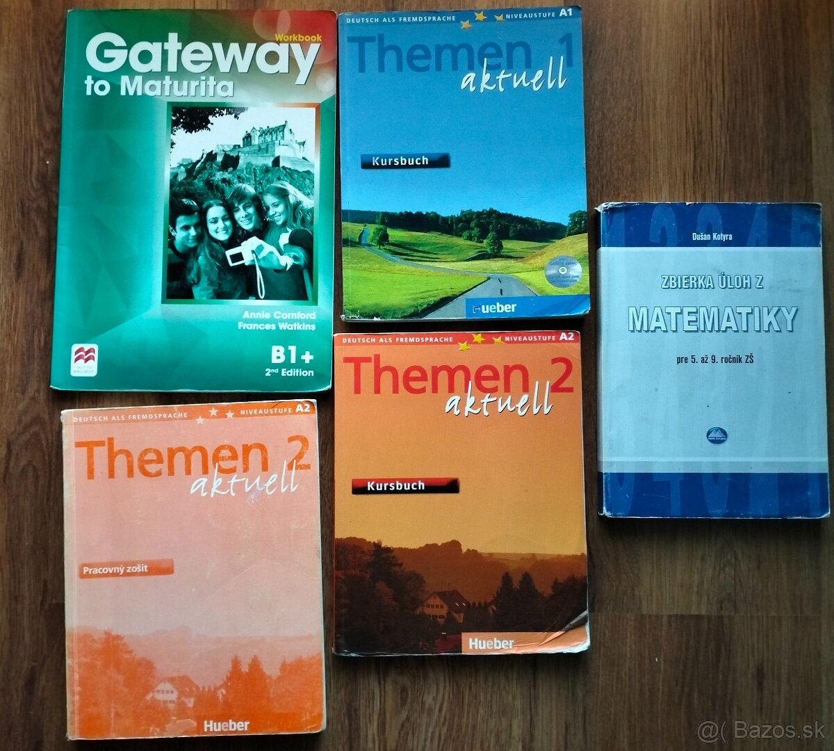 Themen aktuell 1,2, Gateway to Maturita B1, B1+, B2, atlas