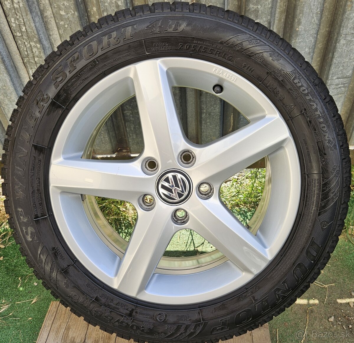 Originálna zimná sada VW - 5x112 R16 + 205/55 r16