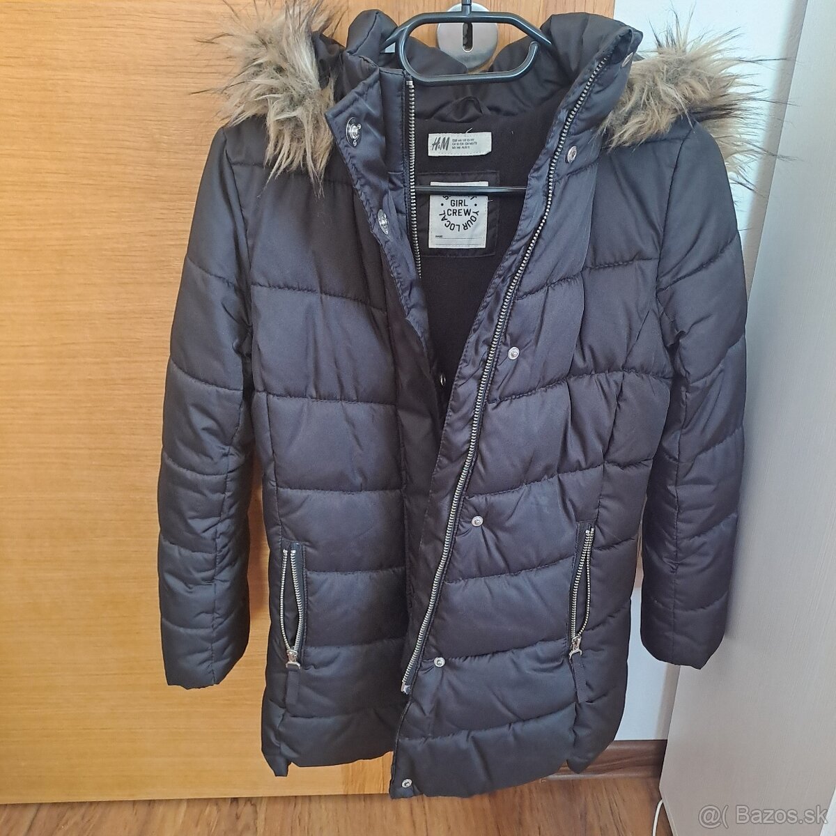 Dievčenská zimná bunda H&M veľ. 146 - 10/11 rokov 18 €