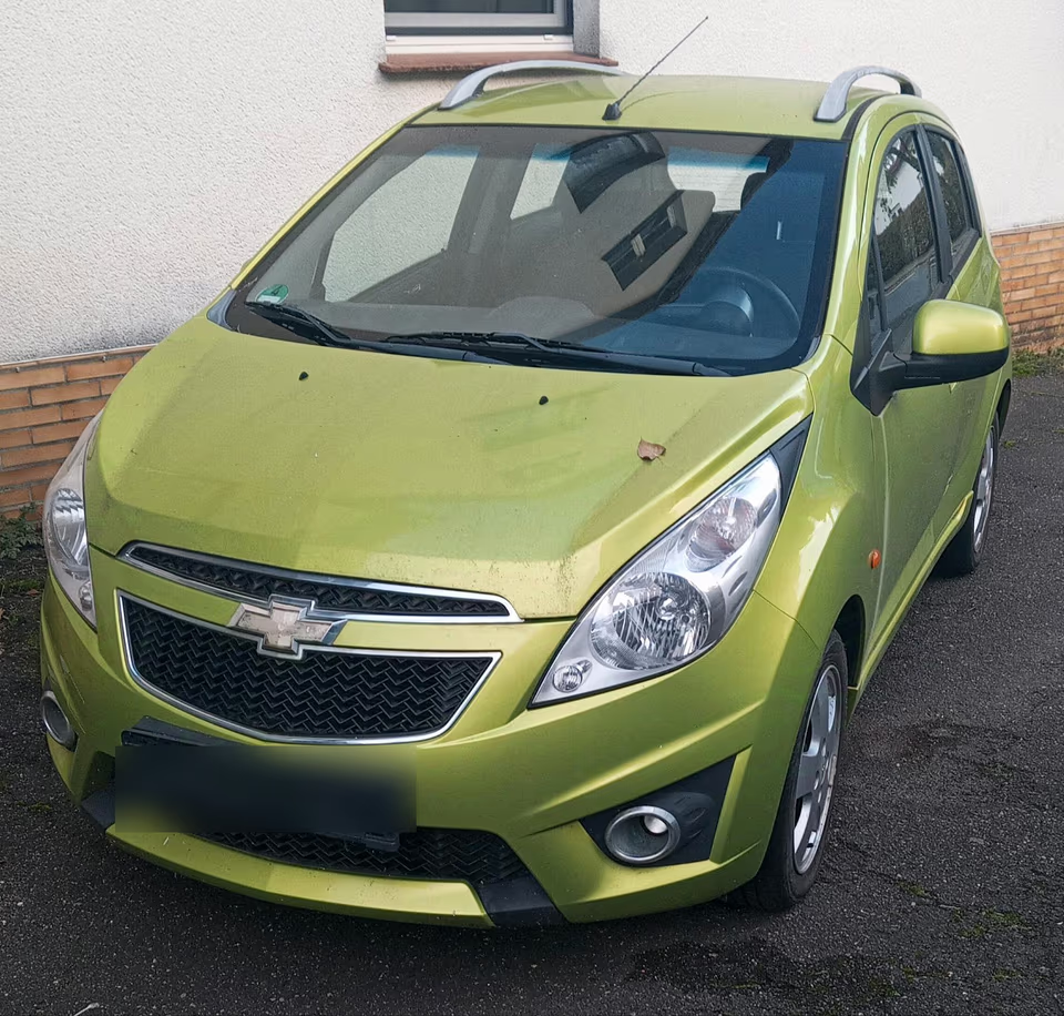 Chevrolet Spark 1.2i rok 2010 rok zelena metalíza svetla