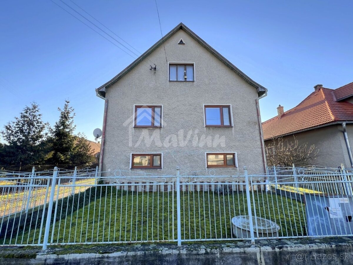 PREDAJ 5 izb. DOM v Oslanoch s pozemkom 605m²