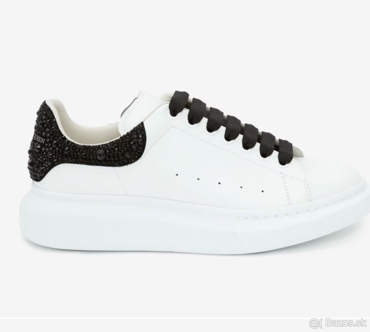 Alexander McQueen White/Black Crystal