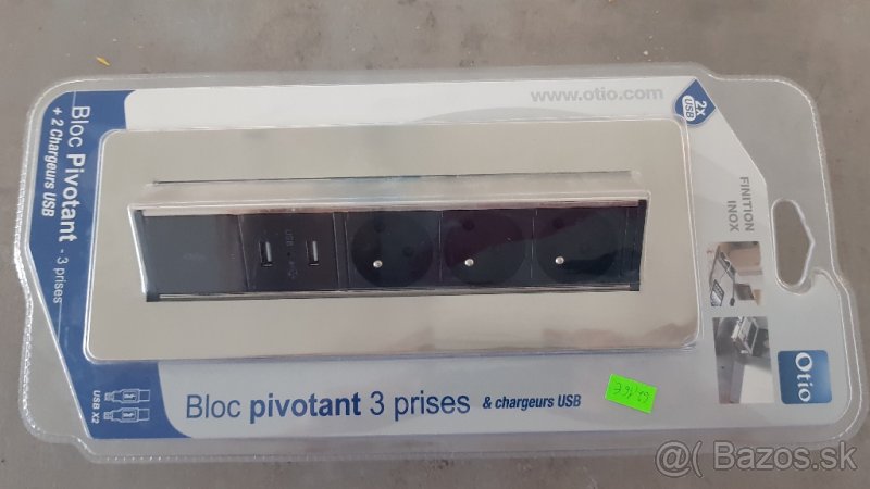 Predám zásuvkovnicu 3x230V 2xUSB