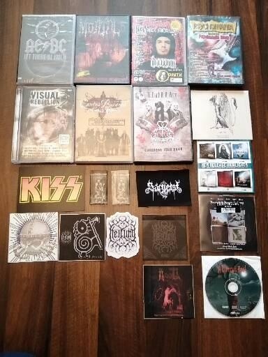 Metalové,Rockové veci na predaj,CD,DVD,LP,násivky