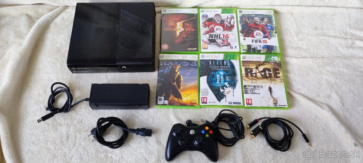 Xbox360 slim s hrami