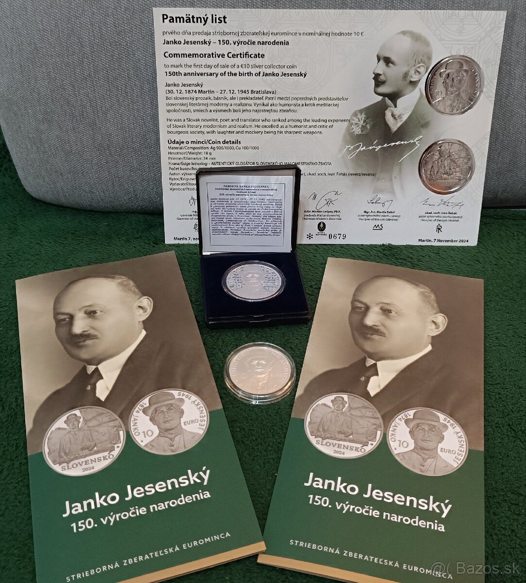 10€ Janko Jesensky