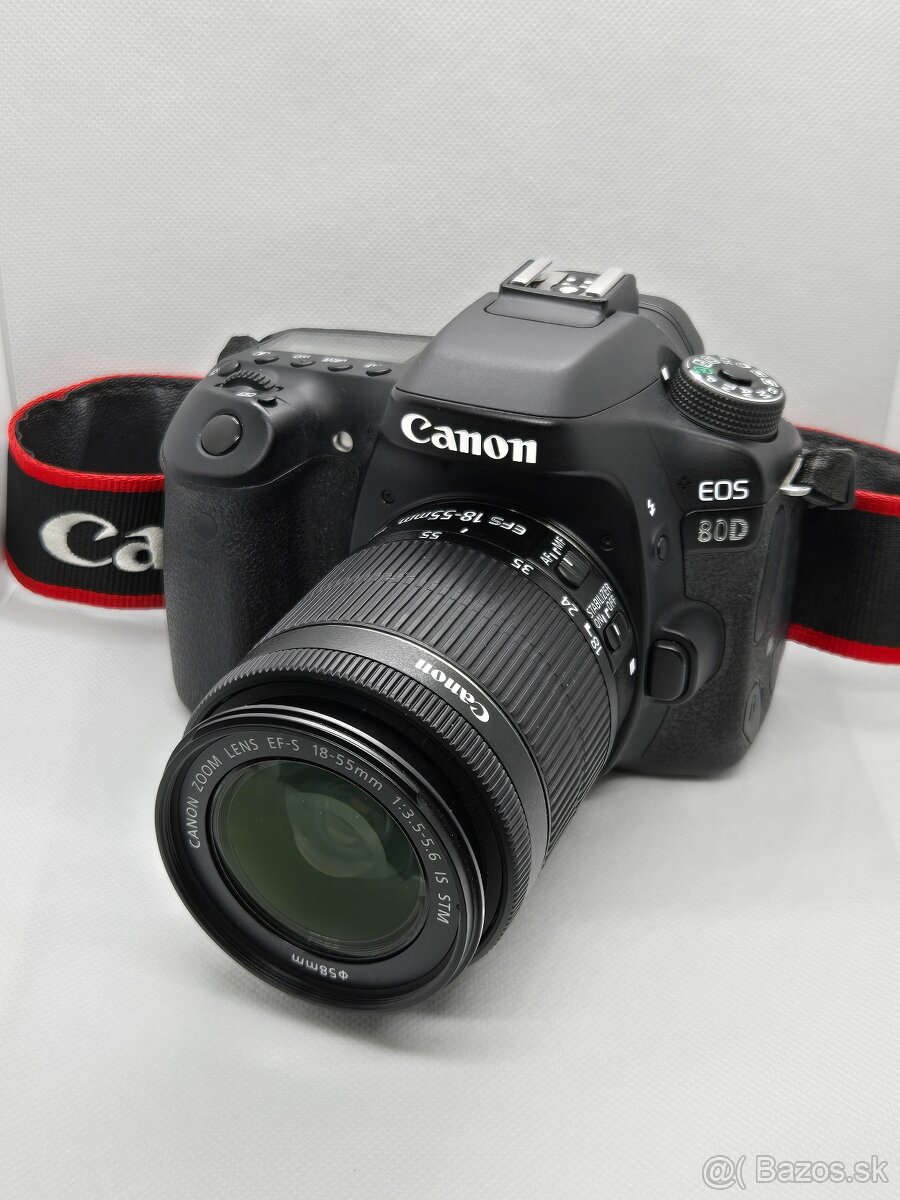 Canon EOS 80D + 2x Objektív Canon + Prísl. - TOP