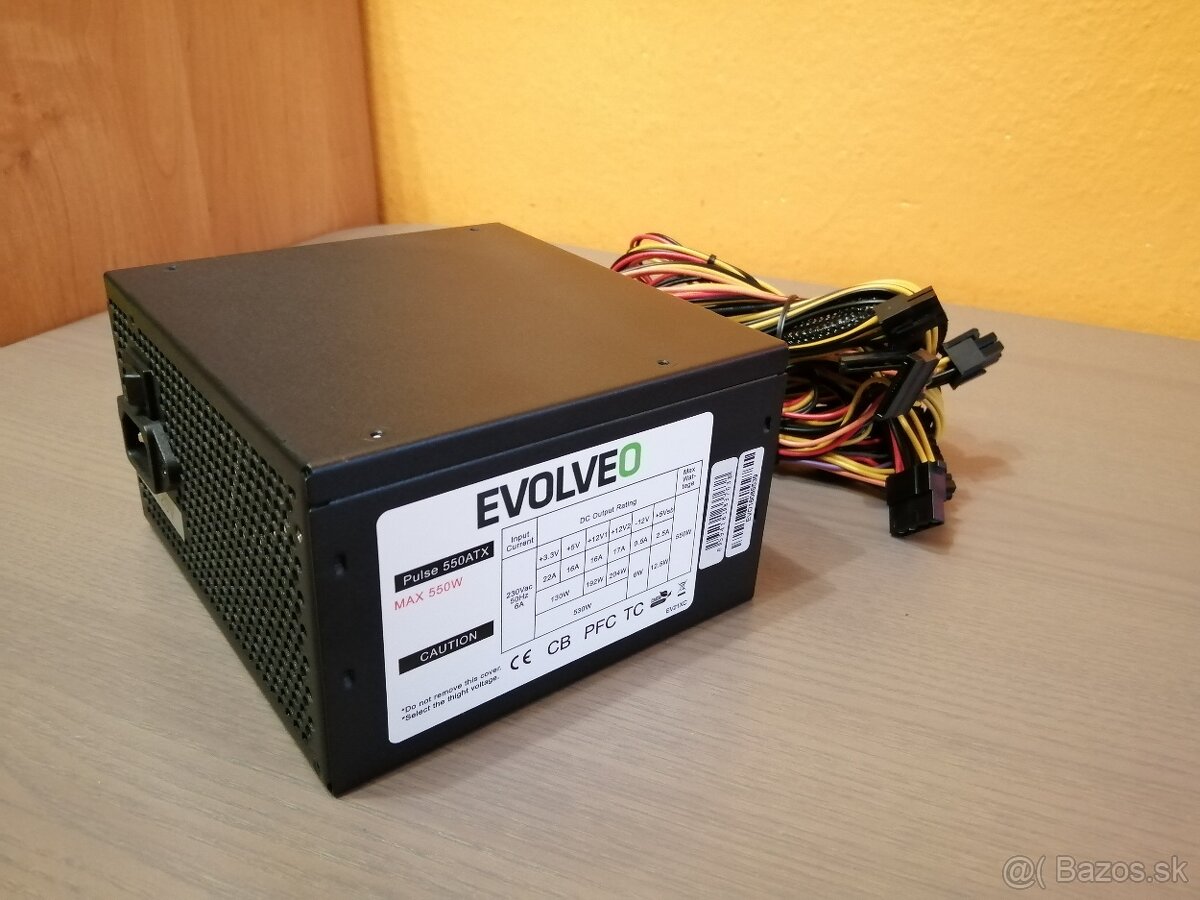 PC Zdroj Evolveo pulse 550W ATX