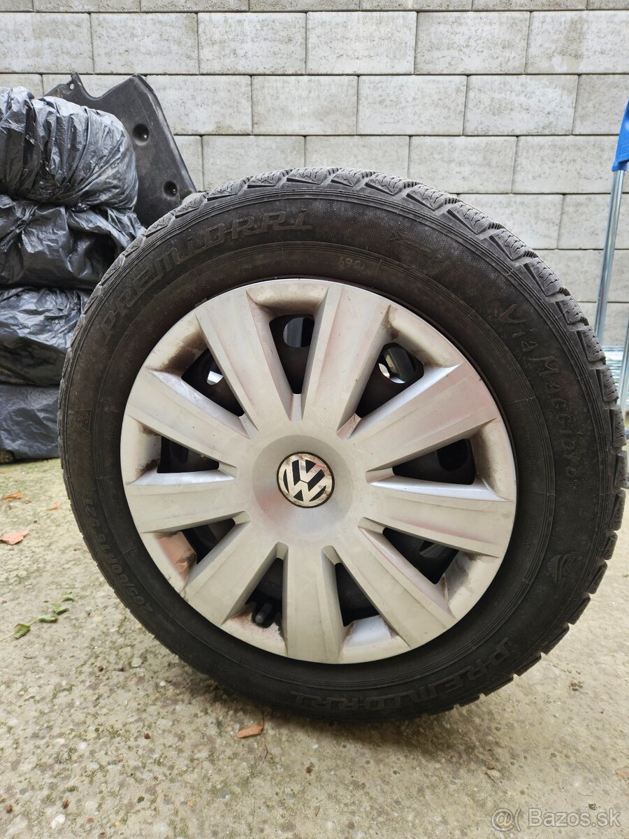 Predam Zimné kolesa,VW Sharan 205/60 r16