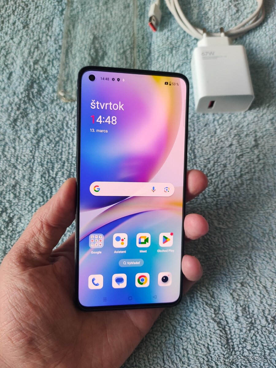 OnePlus 8T 128 GB,8GB RAM strieborný