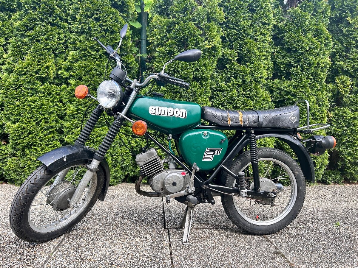 Simson s51 s PP (potvrdenie o vyradení)