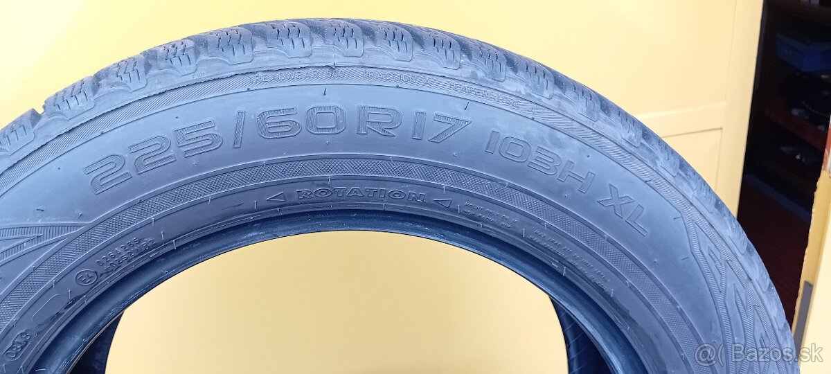 Predam zimne pneu 225/60 R17