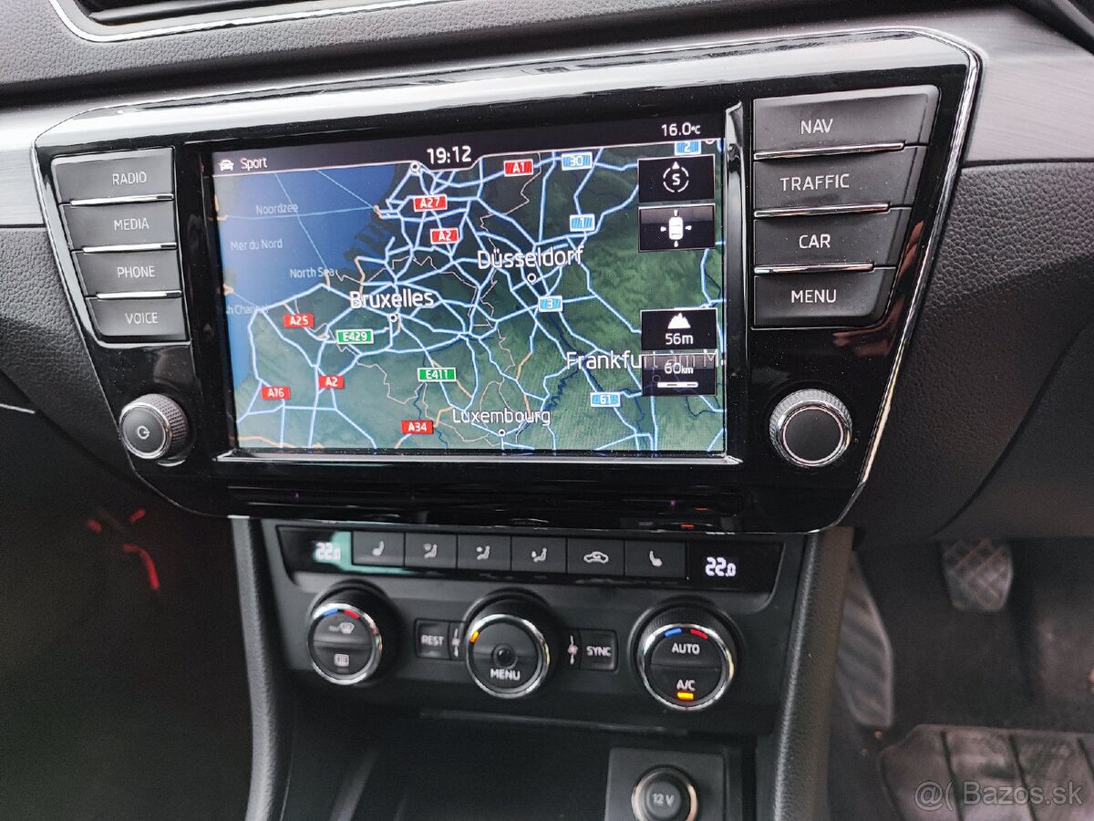 Rádio navigácia Škoda Superb 3