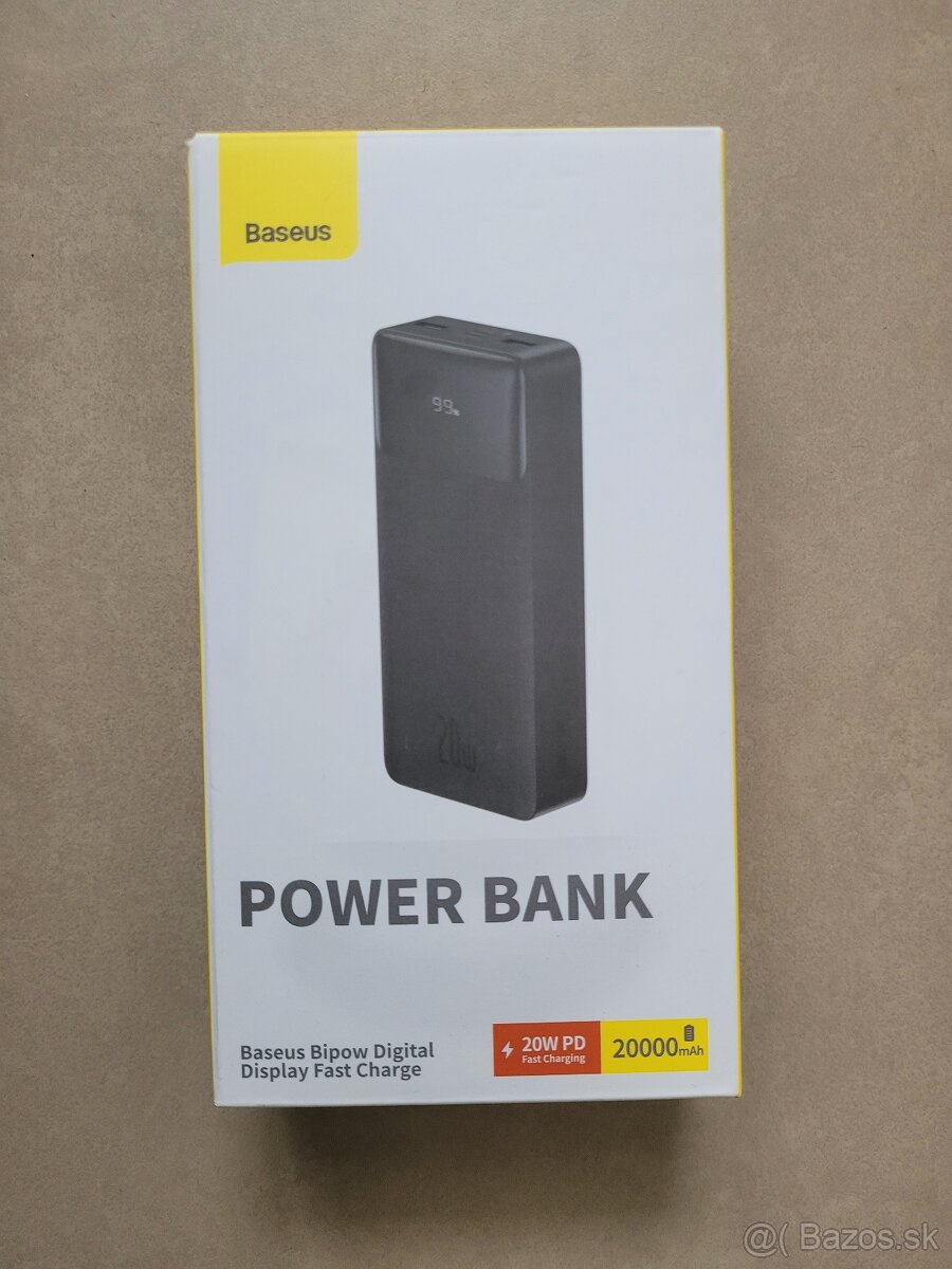 Powerbanka Baseus 20000mAh 20W