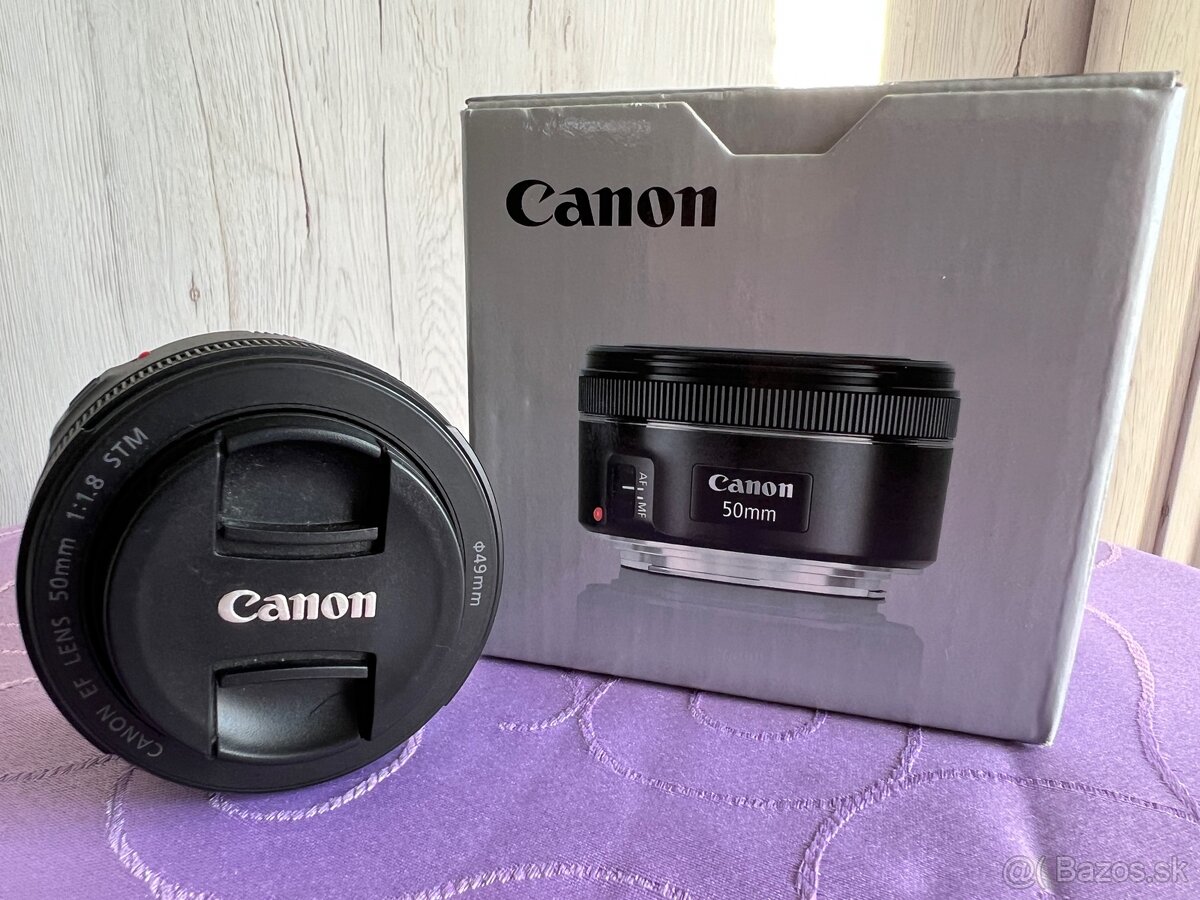 Canon EF lens 50 mm 1:1.8 STM