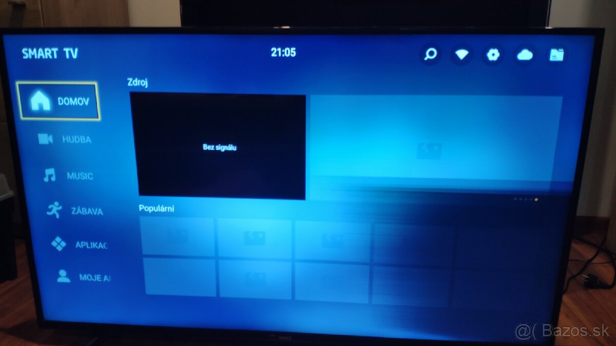 Pokazený TV Vivax TV-50UHD123T2S2SM