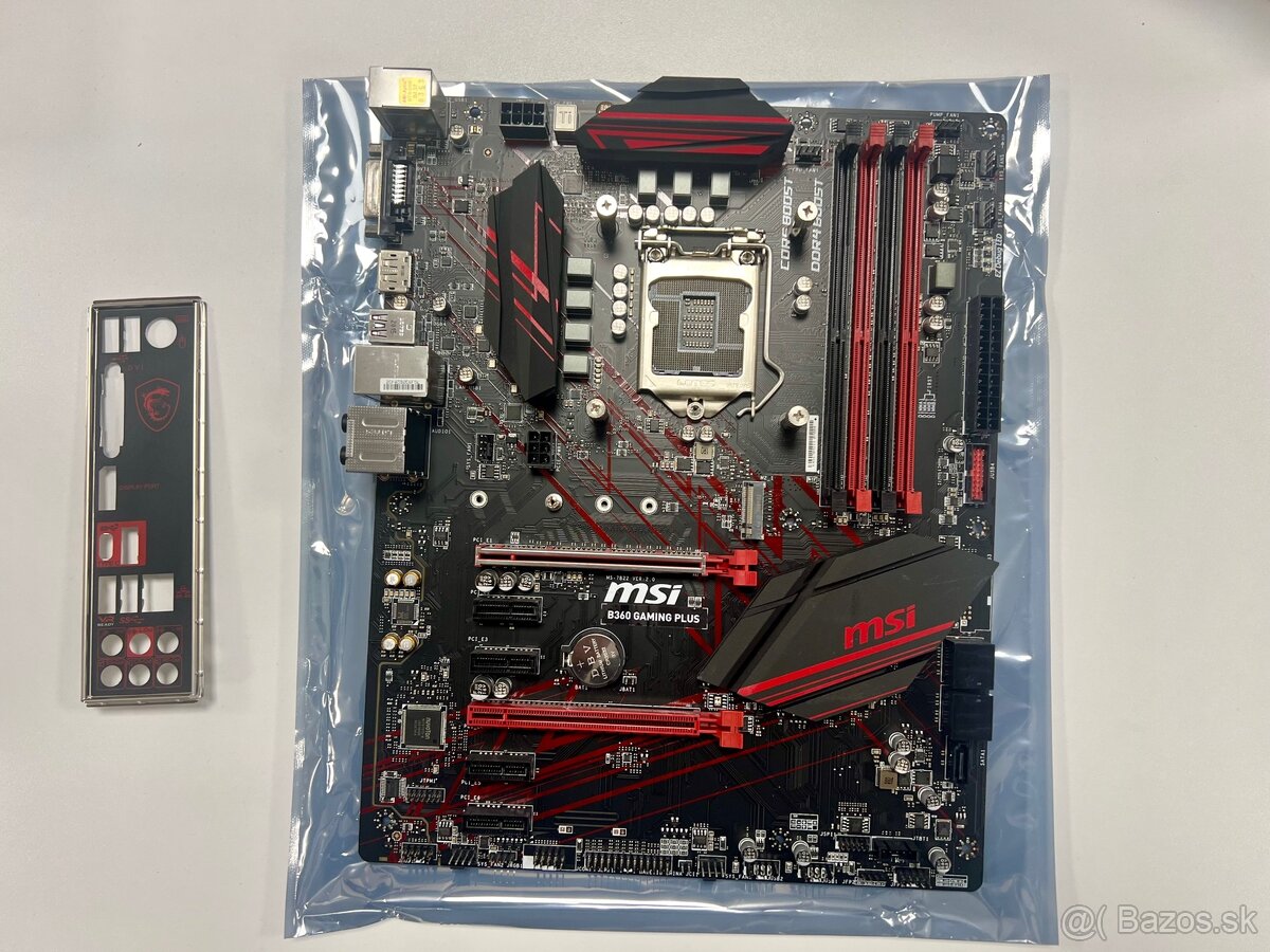 MSI B360 GAMING PLUS- Intel + Arctic cooler zadarmoo