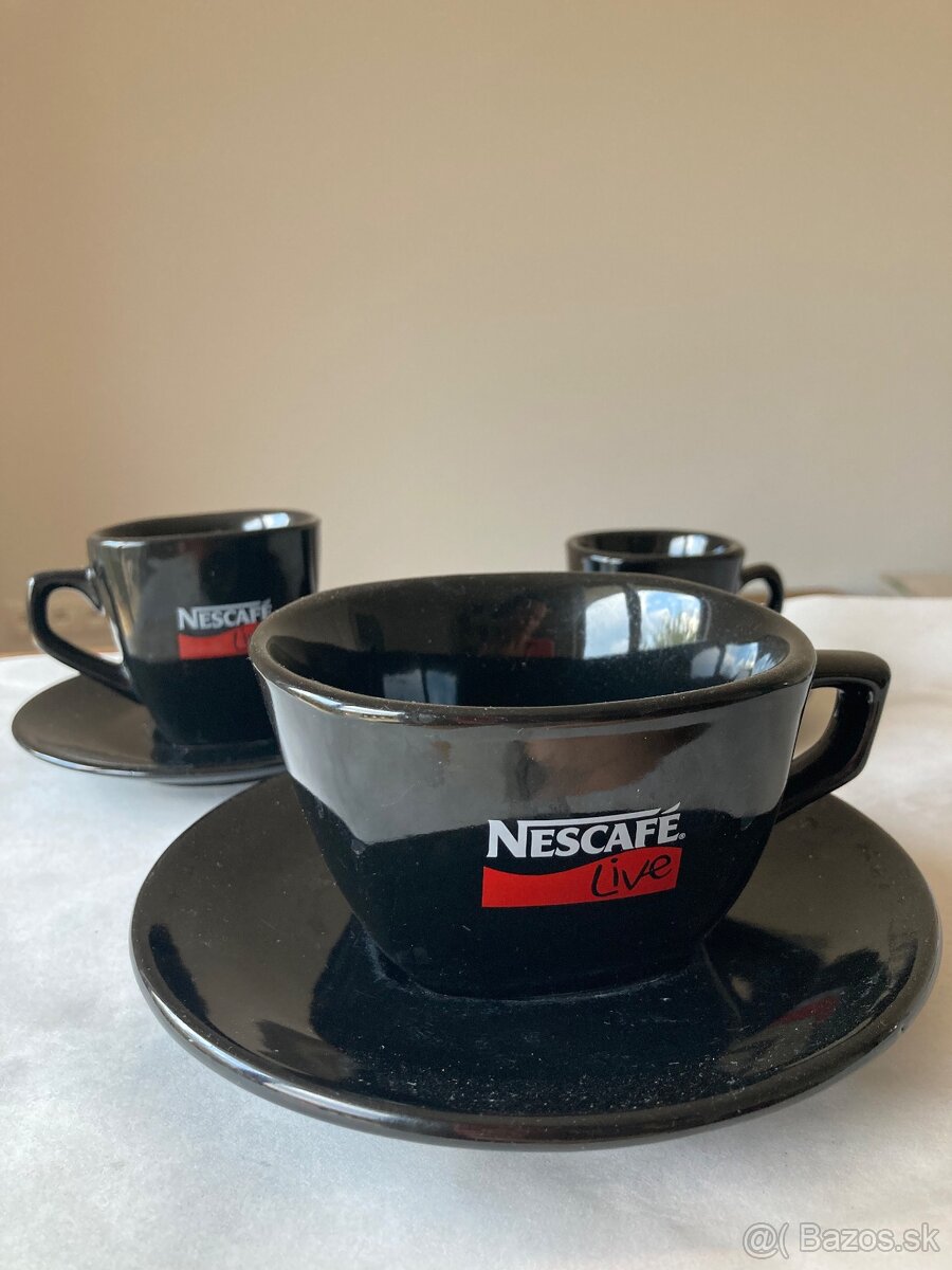 Staré Nescafe šálky