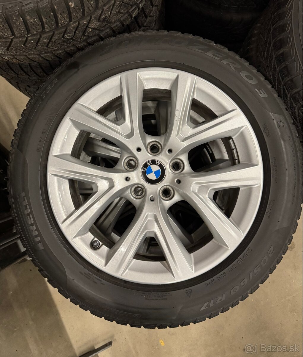 hliníkové disky bmw x1,x2 r17, zimné pneumatiky 205/60r17