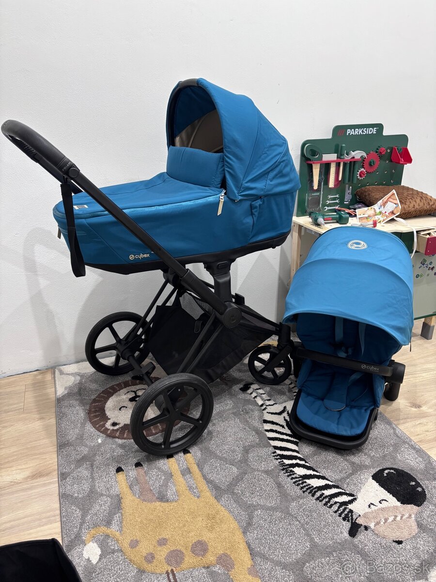 Cybex priam 4.0 2 kombinácia mouintan blue