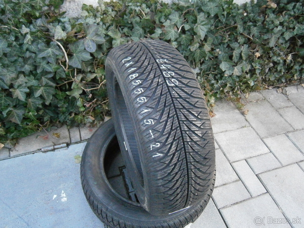 Predám 2x zimné nové pneu Fulda 185/55 R15 82HXL