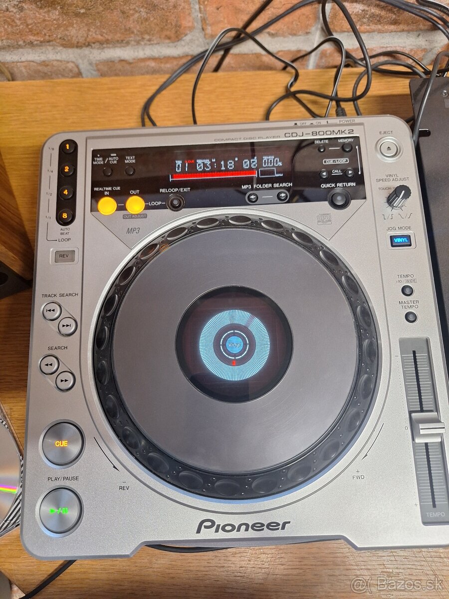 Pioneer cdj800 mk2 mix Reloop RMX33i