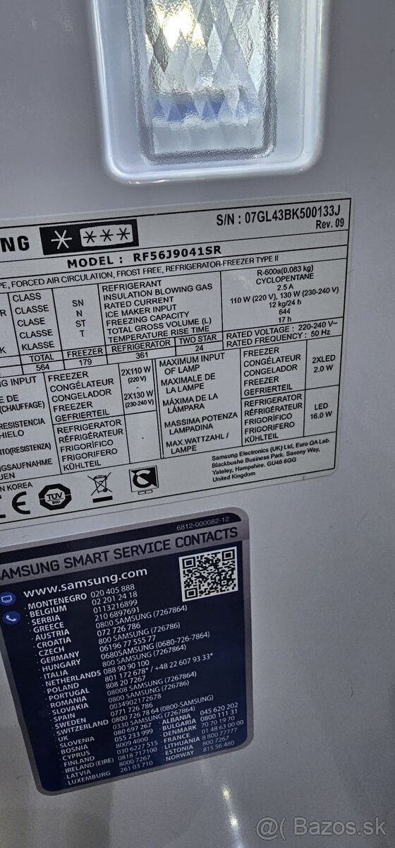 Samsung RF56J9041SR rozpredám