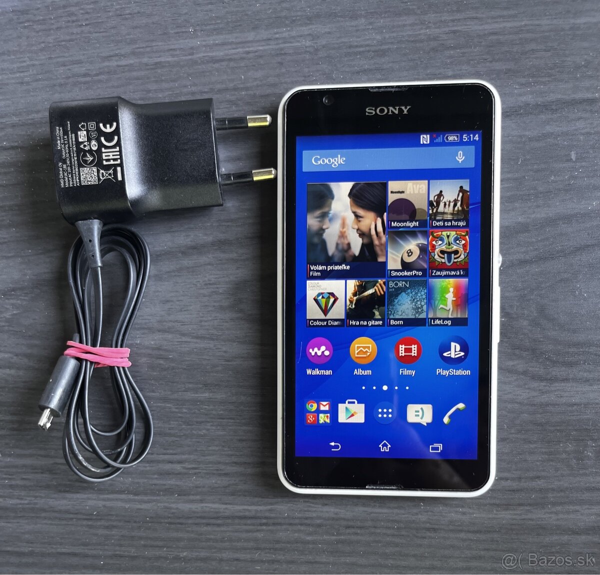 Sony Xperia E2003 White