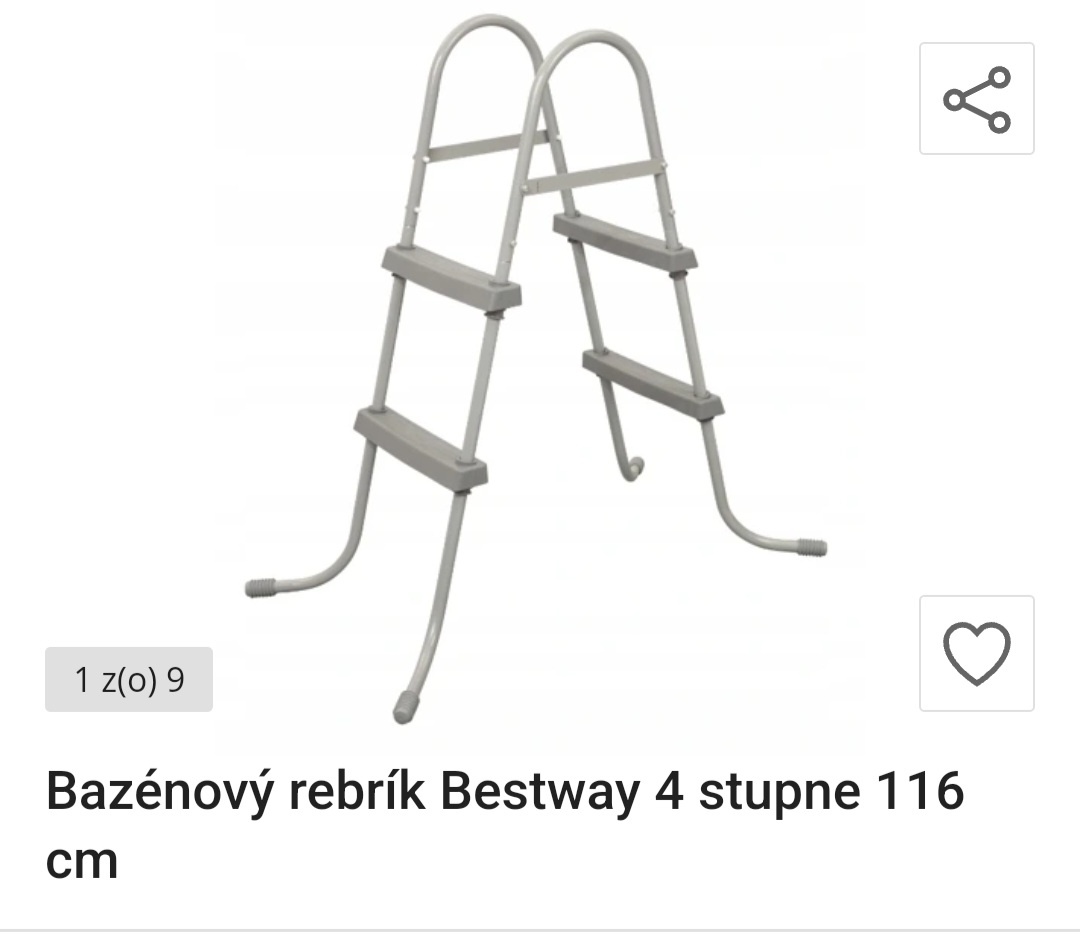 Predám schodiky k bazénu