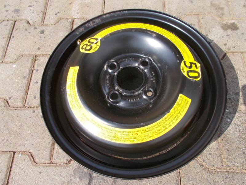 Plechový disk VW Škoda dojazdový 4x100 R14 1ks