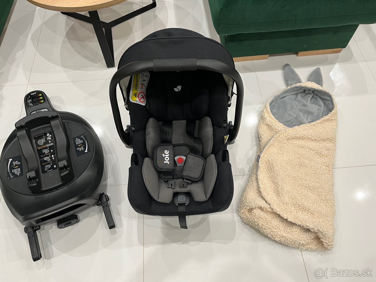 Vajíčko autosedačka Joie I-Gemm3+isofix Encore360+fusak