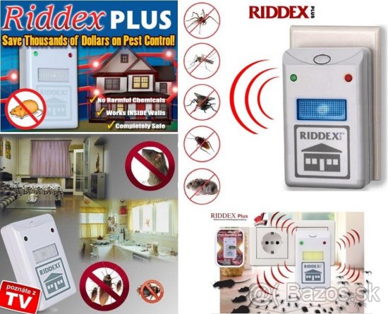 RIDDEX PLUS - odpudzovač hlodavcov a hmyzu