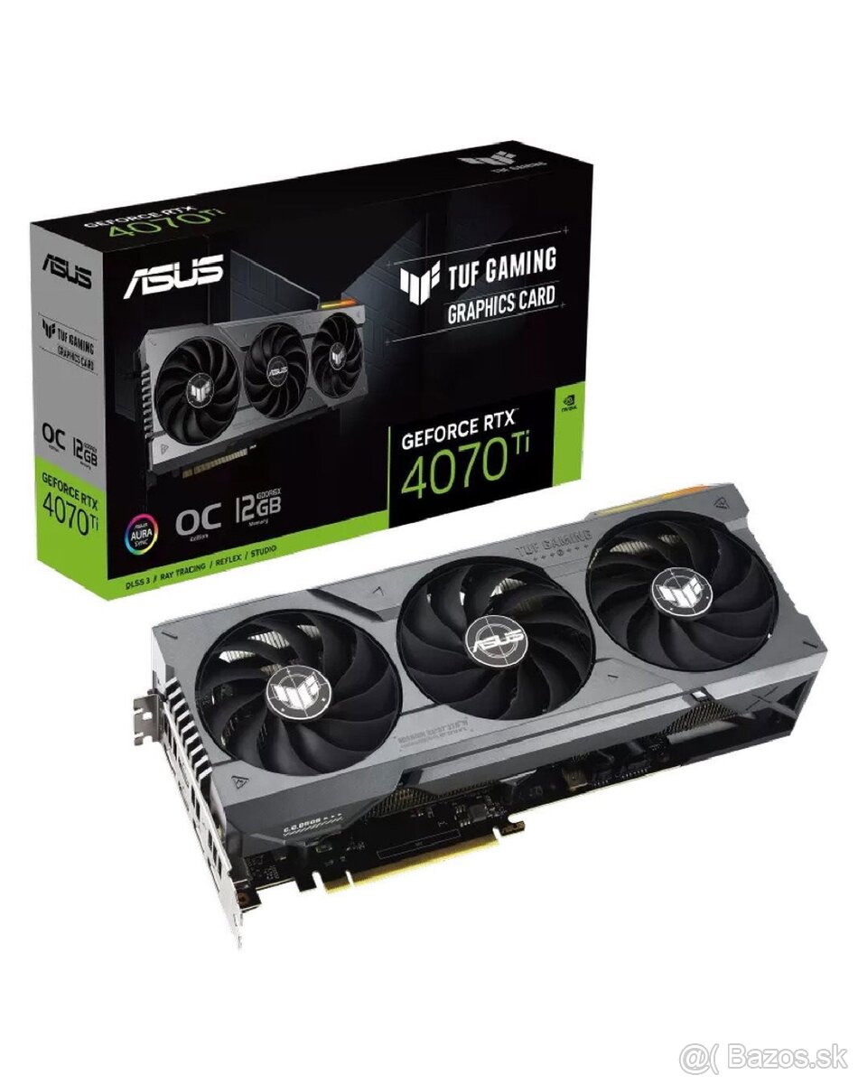 ASUS TUF Gaming GeForce RTX 4070 Ti 12GB GDDR6X OC Edition