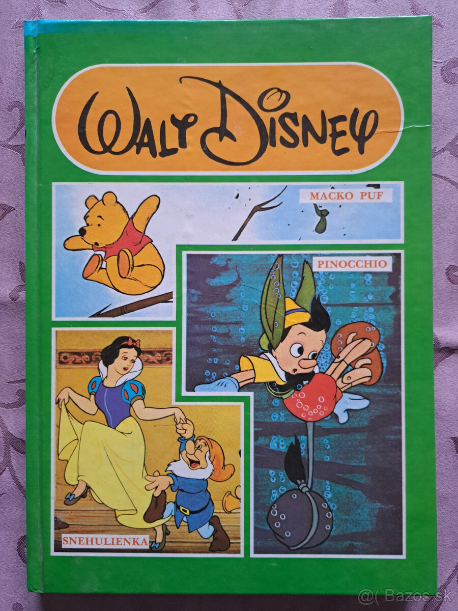 Walt Disney Macko Puf, Pinocchio, Snehulienka