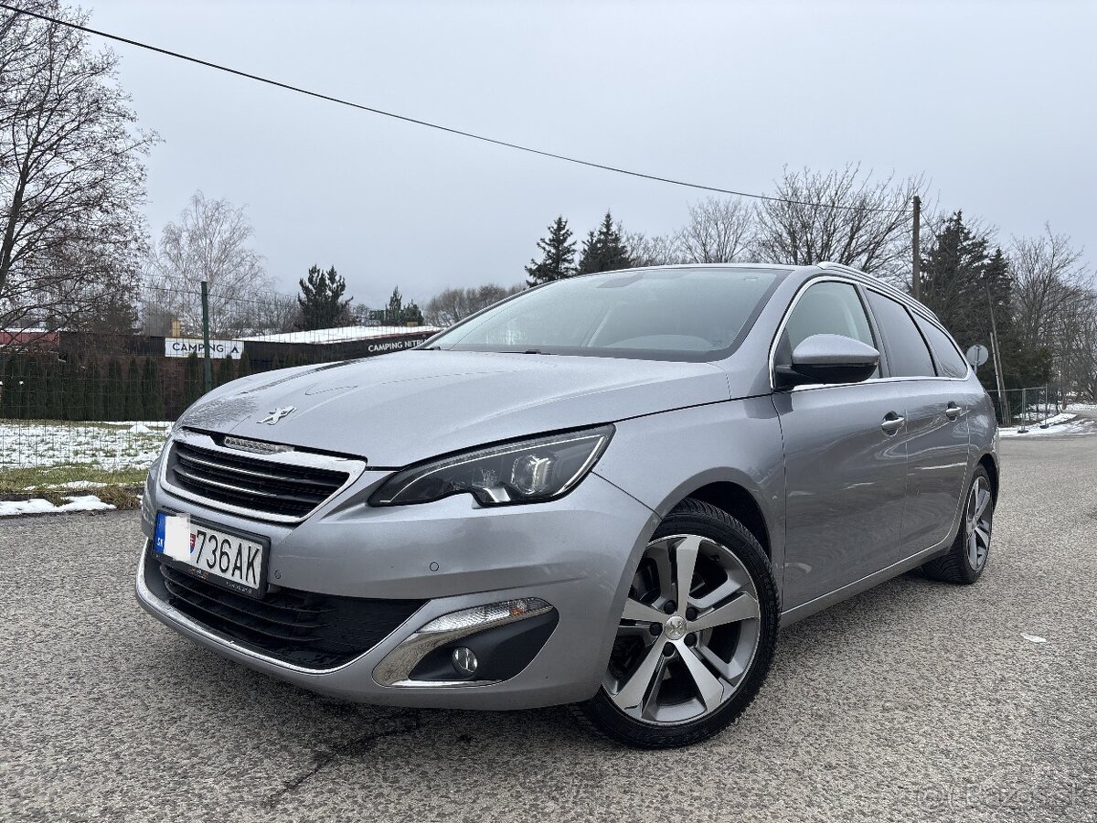 2016 Peugeot 308 2.0 HDi AUTOMAT,ADAPTÍVNY TEMPOMAT Nová STK