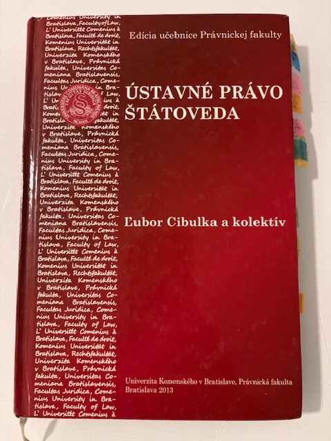 UK BA - PF - Ustavne pravo, statoveda - Cibulka a kol.