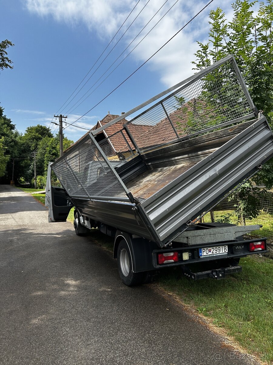 7ton iveco odveziem 3stranny vyklapač