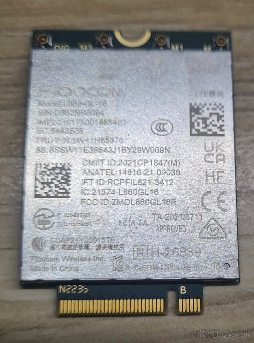 Fibocom L860-GL-16 LTE CAT16 module for 4G 5G