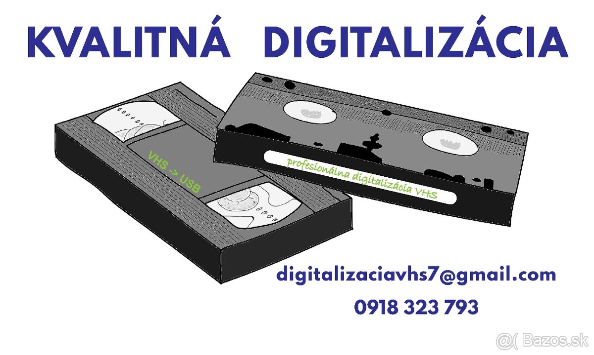 Digitálny prepis VHS kaziet na moderné video formáty