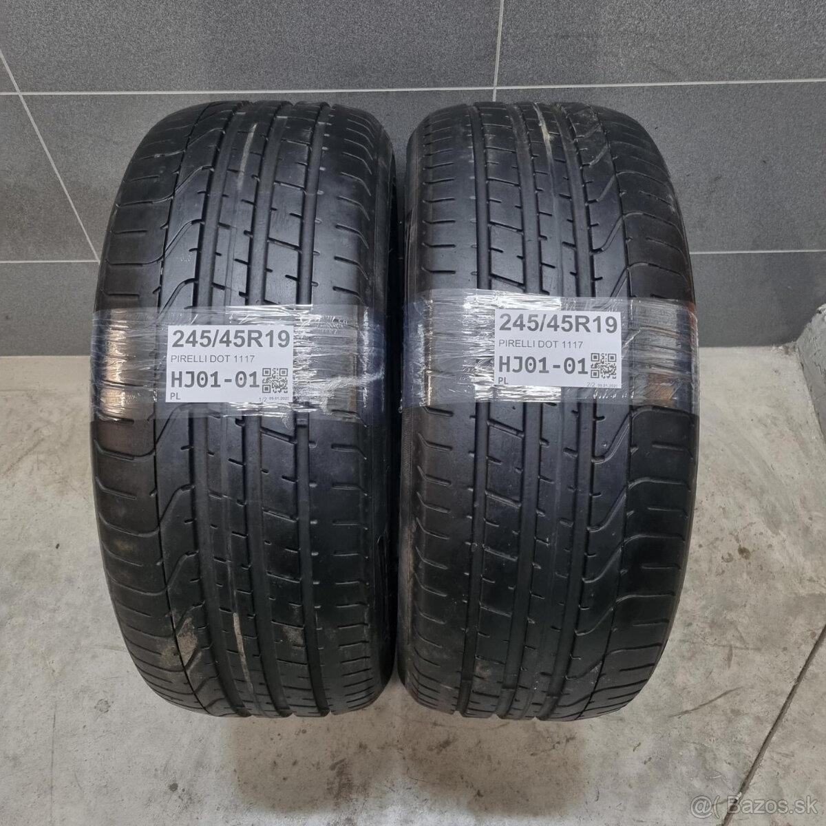 Letné pneumatiky 245/45 R19 PIRELLI DOT1117