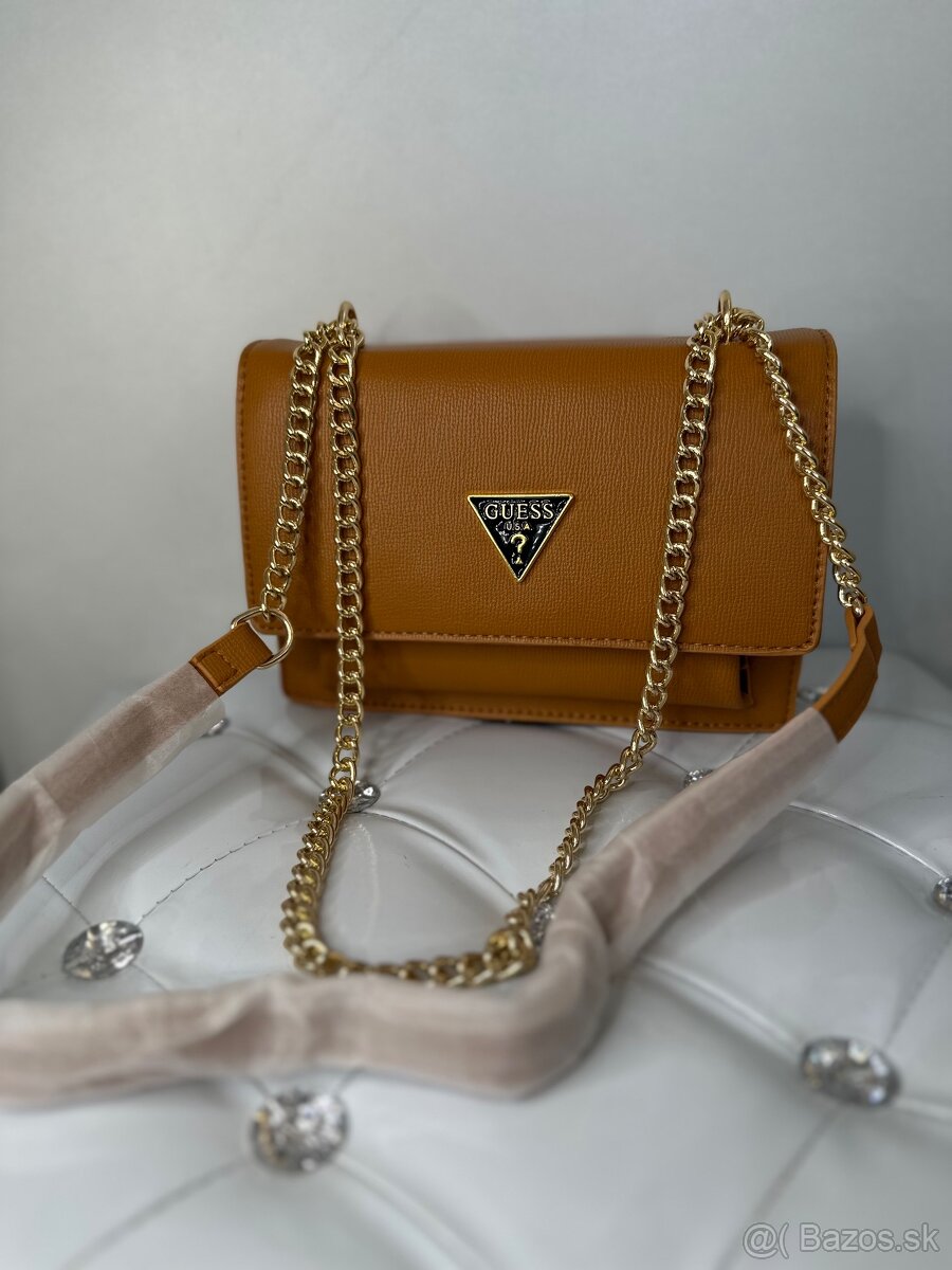 guess hnedá crossbody