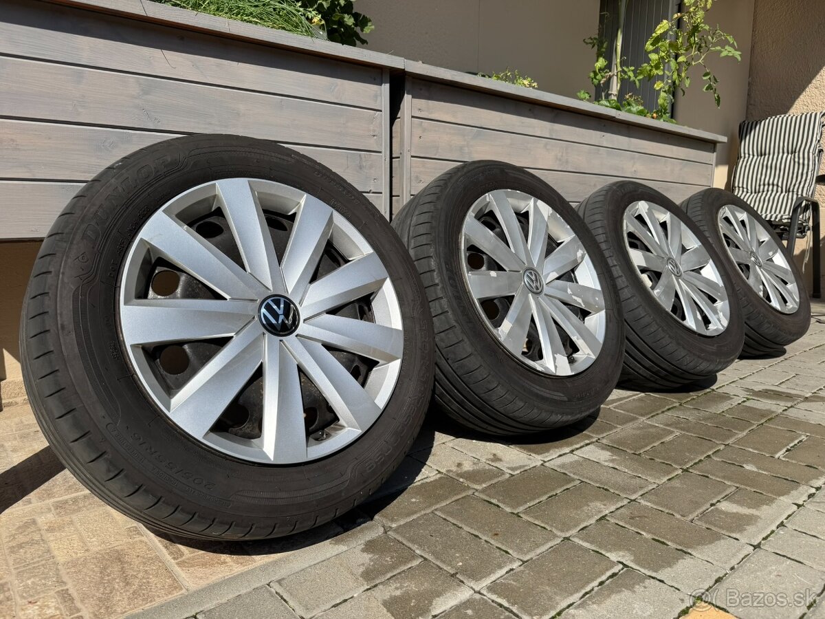 4x plechové disky 205/55 R16 5x112