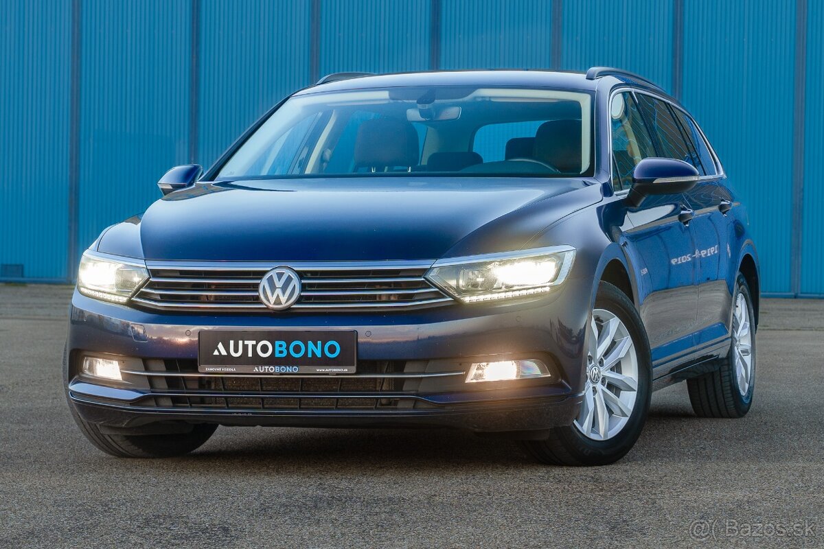 REZERVÁCIA | 2015 VW Passat 2.0 TDI DSG | LED výhrev Webasto