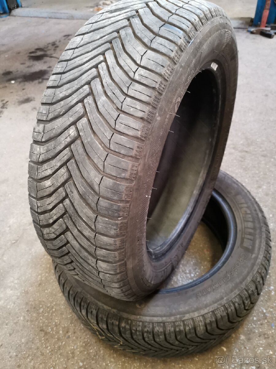 Celoročné pneumatiky Michelin 195/55 R15 - 2 kusy